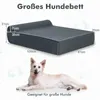 GOPLUS orthopädisches Hundebett, Hundesofa mit seitlichem Produktbild-Vorschau 9