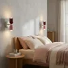 TWIN Wandleuchte E27 2-flammig, Metalllampe Rot Rosa und Produktbild-Vorschau 9