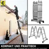 Craftfull Mehrzweckleiter CF-104A | 6in1 Leiter - Produktbild-Vorschau 3