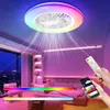 Ikodm Wentylator sufitowy z lampą LED Wentylator z Podgląd zdjęcia produktu 1
