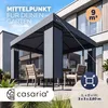 CASARIA® Pavillon Lorca 3x3m Metall Wasserabweisend Produktbild-Vorschau 2