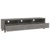 TV-Schrank HAMAR Hellgrau 158x40x40 cm Massivholz Kiefer Produktbild-Vorschau 5