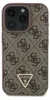 A close-up view of a phone case with a repeating Guess logo pattern. Podgląd zdjęcia produktu