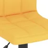 vidaXL Tabouret de bar 2 pcs. jaune moutarde Tissu Voir les images du produit 10