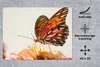 MuchoWow® Mauspad Mousepad Schmetterling - Orange - Blume - Produktbild-Vorschau 2
