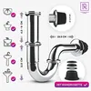 M. ROSENFELD HOME Röhrensiphon 1 1/4 Zoll mit Pop Up Ventil Produktbild-Vorschau 3