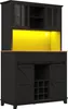 Armadio da cucina Sweiko (105×38,4×180 cm), mobile alto da Anteprima dell’immagine prodotto 8