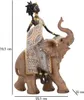 Mauro Ferretti Masai mit Elefant 22,5x12x32,5 cm Produktbild-Vorschau 6