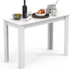 A white dining table with food and drinks on it. Produktbild-Vorschau