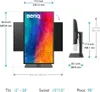 BenQ 25IN LED 2560X1440 16:9 4MS - Flachbildschirm Produktbild-Vorschau 12