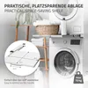A shelf unit with laundry appliances and towels. Náhľad obrázku produktu