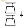 MetaloPro 2 Stück Tischbeine-Metall Schwarz 72cm I Produktbild-Vorschau 4