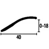 PROVISTON | Anpassungsprofil | Breite: 40 mm | Höhe: 0 - 18 Produktbild-Vorschau 2