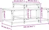 vidaXL Salontafel, gerookt eikenhout, 102x60x45 cm, Productafbeelding-voorbeeld 7