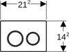 Geberit 115085DW1 Omega20 BetPl., für 2-Mengen-Sp. Produktbild-Vorschau 5