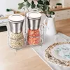Handmühle für Pfeffer und Salz, 2er-Set mit Ständer Produktbild-Vorschau 4