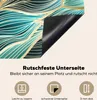 KitchenYeah© Herdabdeckplatte Muster - Gold - Abstrakt - Produktbild-Vorschau 4