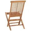 5-tlg. Garten-Essgruppe Klappbar Massivholz Teak Produktbild-Vorschau 9