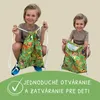 HECKBO Detské vrecko na prezuvky s okienkom a motívom Náhľad obrázku produktu 4
