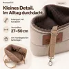 BoutiqueZOO Hundetragetasche S bis 5 kg gepolstert Produktbild-Vorschau 2
