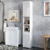Mondeer Armoire de salle de bain Armoire haute avec 2 Voir les images du produit 16