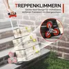 HOMCOM Skládací schodolez s 6 koly, teleskopickou rukojetí, Náhled obrázku produktu 4