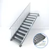 Stahltreppe 11 Stufen bis Höhe 220 cm, Laufbreite : 100 cm Produktbild-Vorschau 2