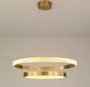 Zing Ring Double 60 A - LED lustr 60 cm dva kruhy zlatá Náhled obrázku produktu 2