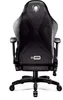 The back view of a black gaming chair. Voir les images du produit