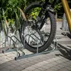 KADAX 3-stanowiskowy stojak rowerowy stalowy srebrny Podgląd zdjęcia produktu 12