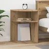 vidaXL Stolik boczny dębowy Artisan 39,7 x 39,7 x 60 cm Podgląd zdjęcia produktu 3