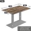 BRASIL | Gastro Tischplatte | B:T 120 x 70 cm | Vintage Old Produktbild-Vorschau 2