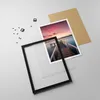 Gerahmtes Poster - Schwarzer Rahmen - Brücke Rosa Himmel - Produktbild-Vorschau 4