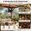 IP65 Outdoor Deckenventilator mit Stecker und Licht - 5m Produktbild-Vorschau 8