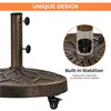 Yaheetech Sonnenschirmständer mit Rollen 21 kg, rollbarer Produktbild-Vorschau 9
