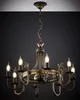 Hanglamp KORONA, 8xE14, klassiek, antiek brons, Jupiter Productafbeelding-voorbeeld 5