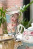 Clayre & Eef Tasse 300 ml Blau Weiß Porzellan Blumen Produktbild-Vorschau 5
