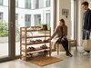 Botník z akáciového dřeva, 5 úrovní – 94 x 26 x 82 cm Náhled obrázku produktu 8