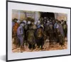 MuchoWow® MuchoWow® Gerahmtes Poster Die Armen und das Geld Produktbild-Vorschau 1