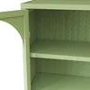 70cm Wandschrank Glas Doppeltür Modern Grün Geflochten Produktbild-Vorschau 13