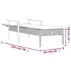 Sonnenliege mit Auflage Grau Poly Rattan Produktbild-Vorschau 10