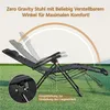 Yaheetech – składany leżak z poduszką pod szyję, uchwytem Podgląd zdjęcia produktu 5