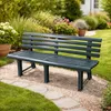 Gartenbank Orchidea Sitzbank Sitz Garten Bank Kunststoff Produktbild-Vorschau 2