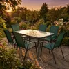 Krzesła ogrodowe metalowe na taras balkon fotel ogród Podgląd zdjęcia produktu 16