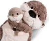 Nici 49169 Kissen Otter Mama Oda & Kind Odalina figürlich Produktbild-Vorschau 4