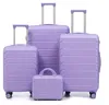 Ensemble de valises rigides ABS, composé de 4 pièces, idéal Voir les images du produit 14