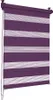 Sonello Doppelrollo Zebrarollo, Lila, Länge 130 cm, Breite Produktbild-Vorschau 1