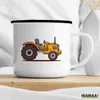 Huuraa Emaille Tasse Traktor Trecker 300ml Vintage Produktbild-Vorschau 3