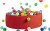 sunnypillow Bällebad für Baby Kinder mit 200 bunten Bällen Produktbild-Vorschau 1