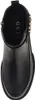 A top-down view of a black Guess boot. Voir les images du produit